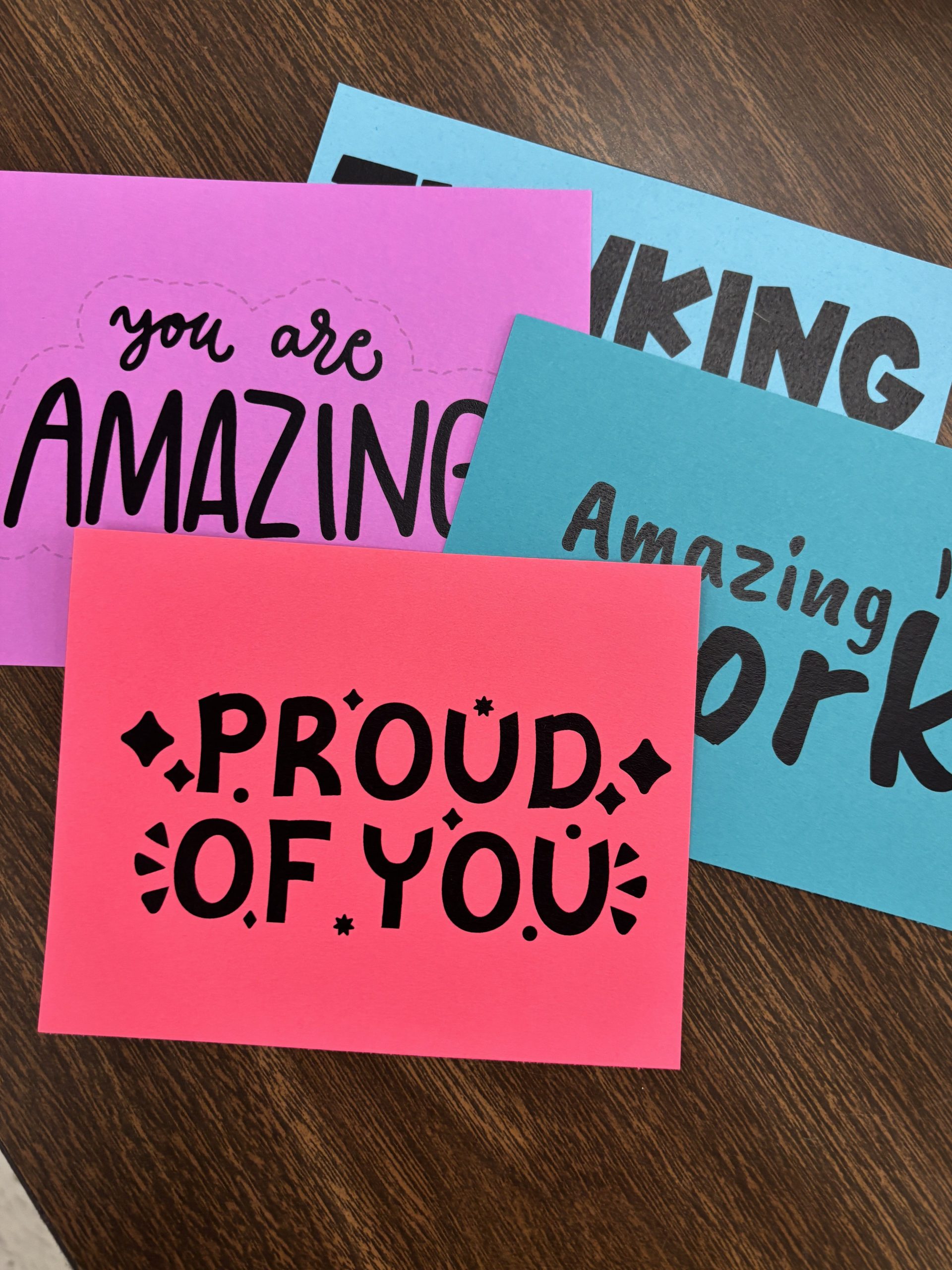 Positive notes to building Brighter & Stronger Connections in the Classroom