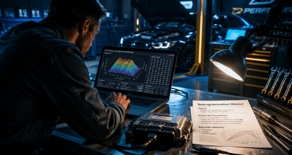logiciel reprogrammation moteur ECU ordinateur