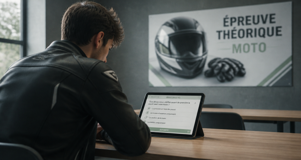 doit on repasser le code pour le permis moto candidat examen