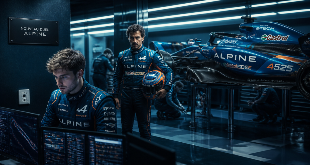 pilote f1 alpine 2025 Doohan et Gasly