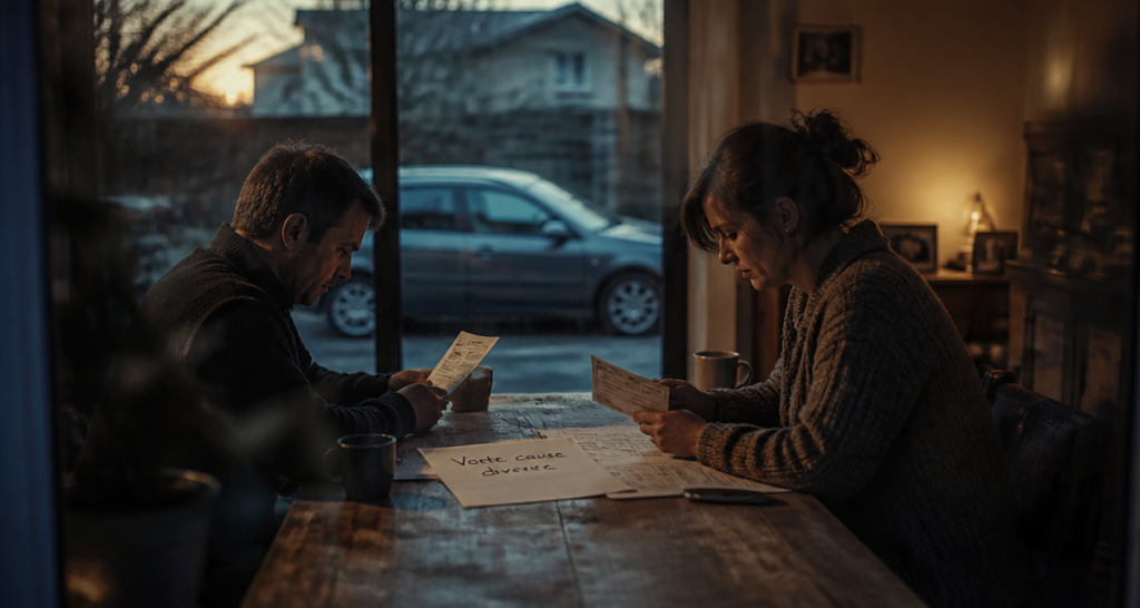 voiture à vendre cause divorce ex-conjoints papiers