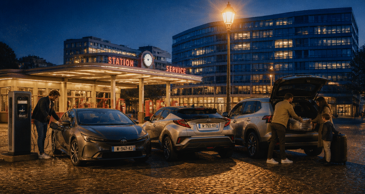 voiture hybride avis recharge place urbaine