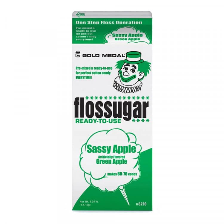 Green Apple Cotton Candy Sugar