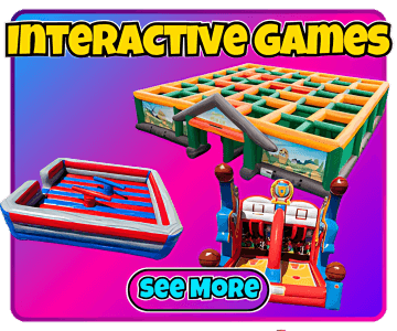 Exciting interactive inflatable games for rent in Hoover, AL.
