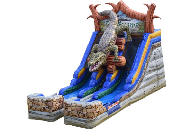 17 FT Alligator Swamp Single Lane Slide