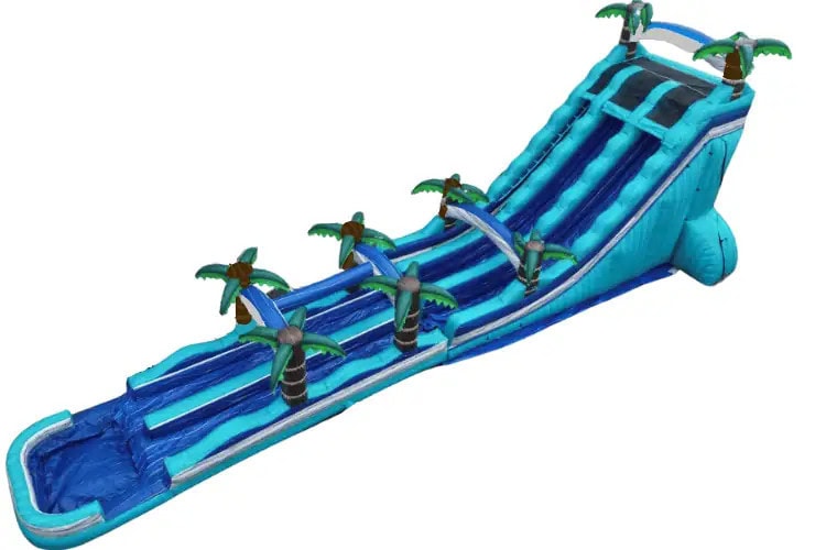 22 FT Tropical Hurricane Dual Lane with Slip-N-Slide