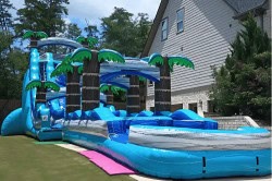 22FT Tropical Hurricane Water Slide 1750835213