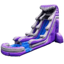 22 FT Midnight Falls Single Lane Dry Slide