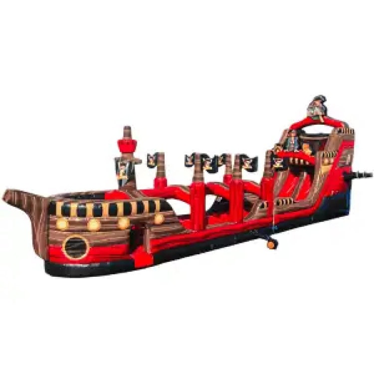 22 FT Black Pearl Dual Lane with Slip-N-Slide