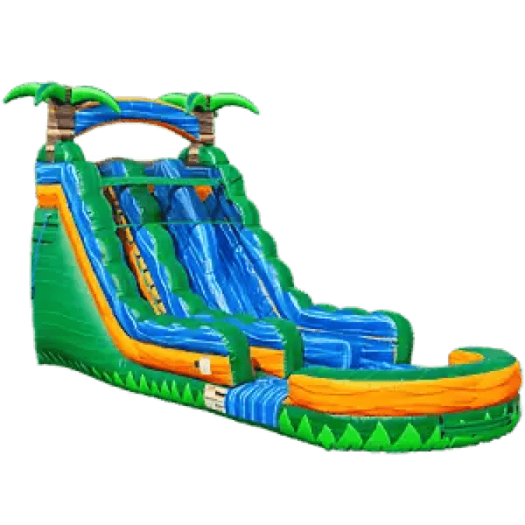 22 FT Emerald Rush Dual Lane Slide
