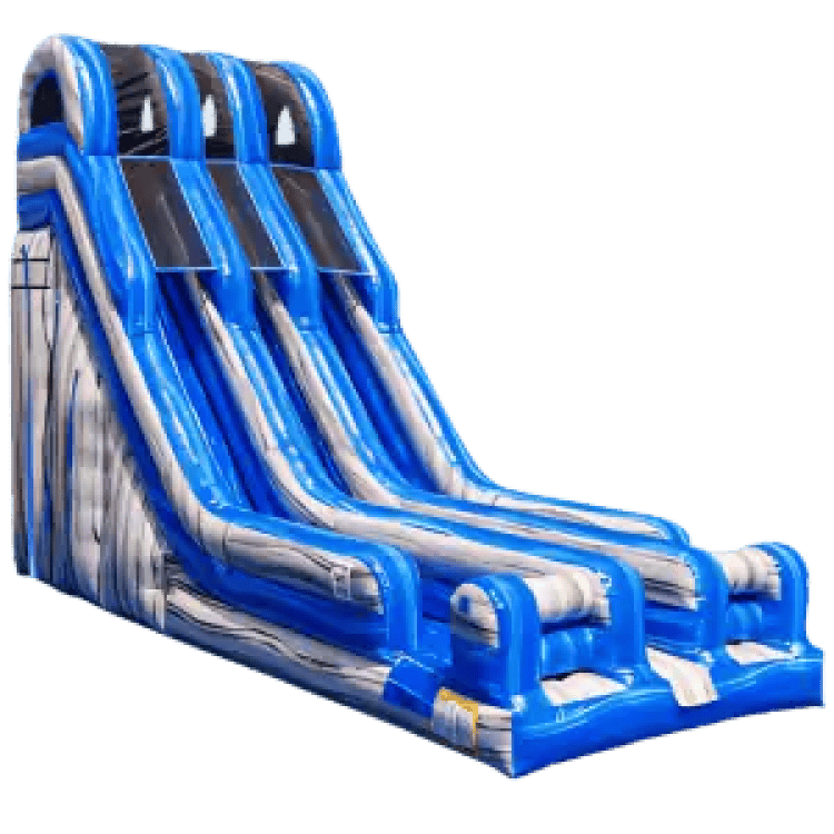 24 FT Sky High Dual Lane Dry Slide