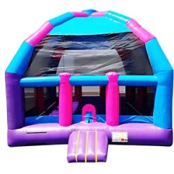Mega Cotton Candy Bounce House