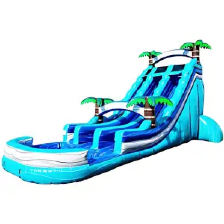 22 FT Hurricane Splash Dual Lane Slide