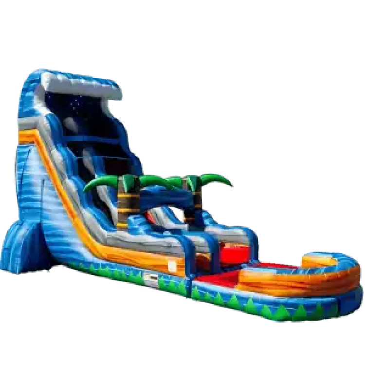 22 FT Tropical Tsunami Single Lane Slide