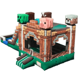 Pixel Block Party Bounce House Side 1757738590