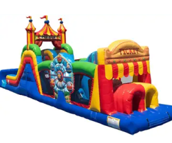 50' Fun Fair Obstacle Course Wet/Dry
