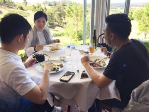 An image of Bistro Molines having lunch in the Hunter Valley