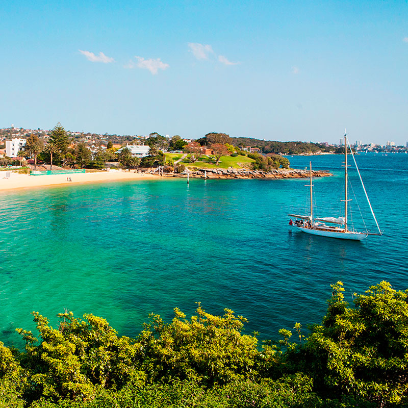 A secluded beach on a One Fine Day tour