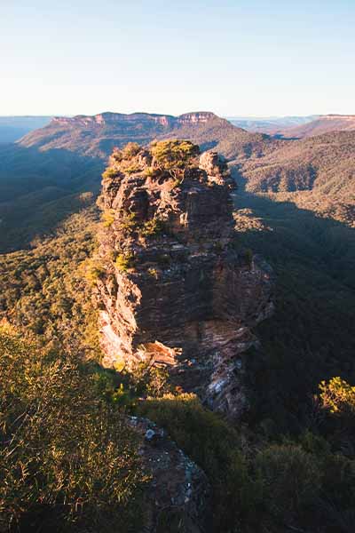 The stunning Three Sisters on your Private Blur Mountains Tour from Sydney