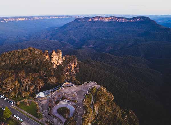 The stunning Three Sisters on your Private Blur Mountains Tour from Sydney