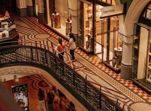Oroton shop in arcade