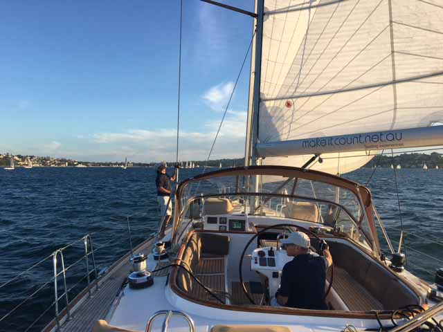 Sailing on Sydney Harbour