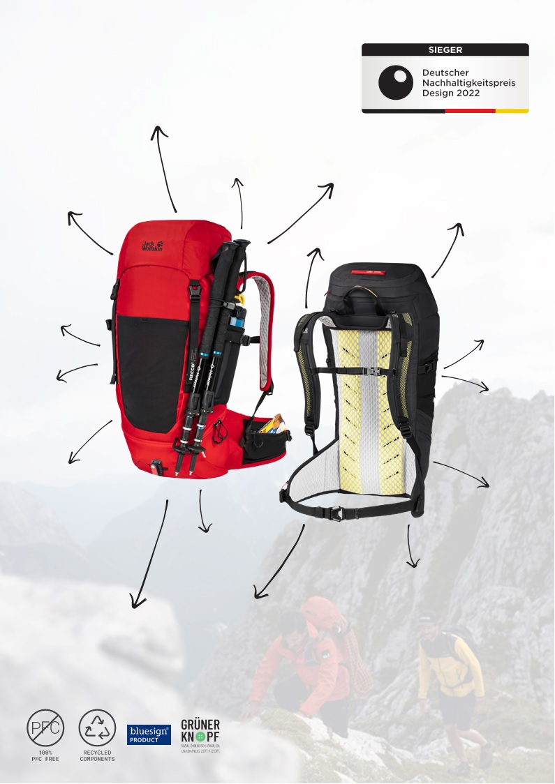 Jack Wolfskin awarded Deutscher Nachhaltigkeitspreis Design