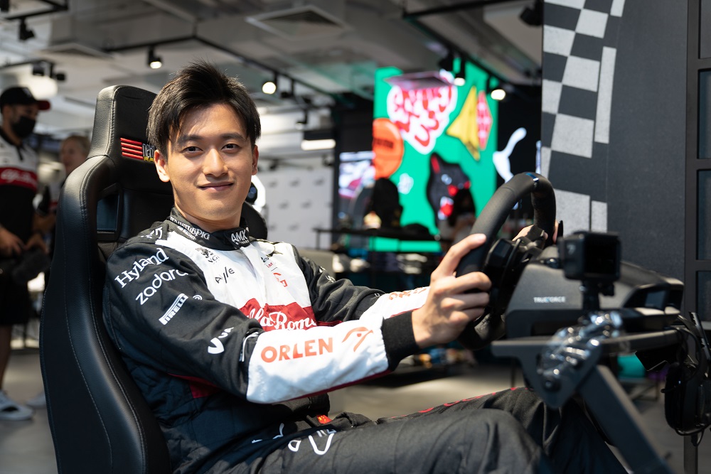 Alfa Romeo F1 Team ORLEN drivers visited largest PUMA Flagship store in Southeast Asia