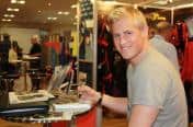 Kasper Schmeichel causes a stir at STAG Buying Show
