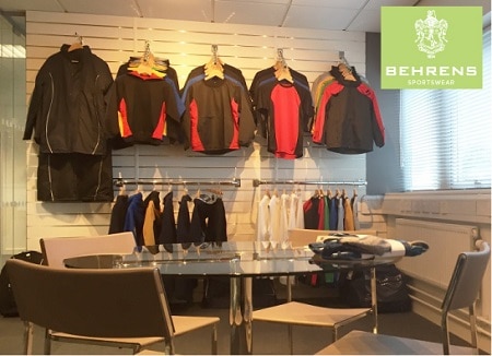 Behrens Sportswear has opened a new teamwear showroom