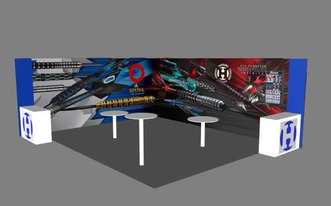 The Harrows Darts team are looking forward to welcoming customers from across the globe at ISPO 2019
