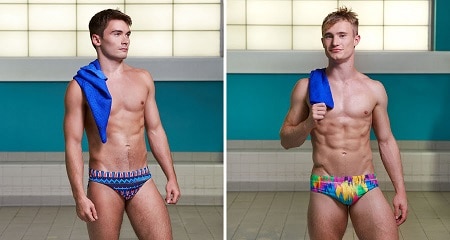 Funky Trunks signs British Olympic divers Daniel Goodfellow and Jack Laugher