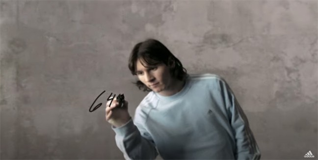 Adidas Marks Messi's Record-Breaking 644th Goal with Film