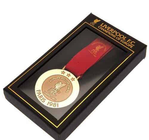 Taylor Football - Liverpool FC Paris 81 Replica Medal