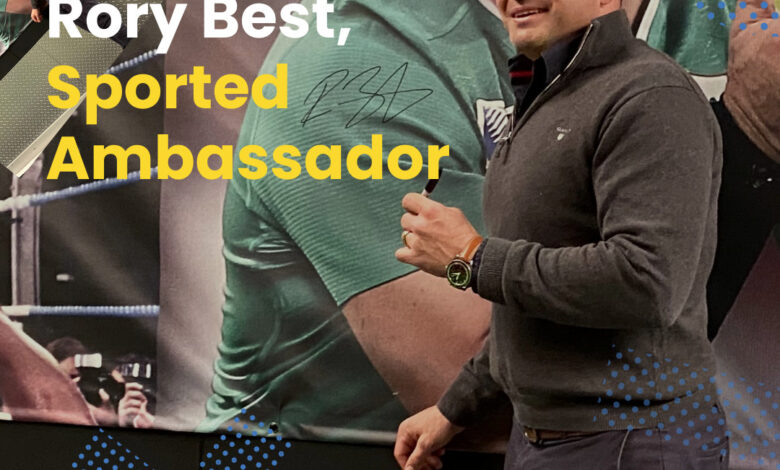Rugby legend Rory Best joins charity, Sported, as ambassador