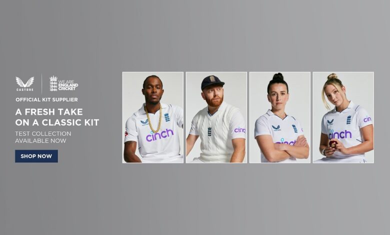England Cricket and Castore unveil a fresh take on a classic kit