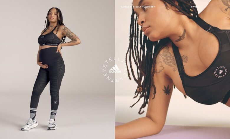 adidas by Stella rewrites the maternity style rulebook with bold collection