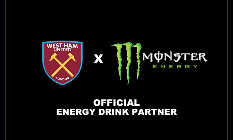 West Ham United extend partnership with Monster Energy