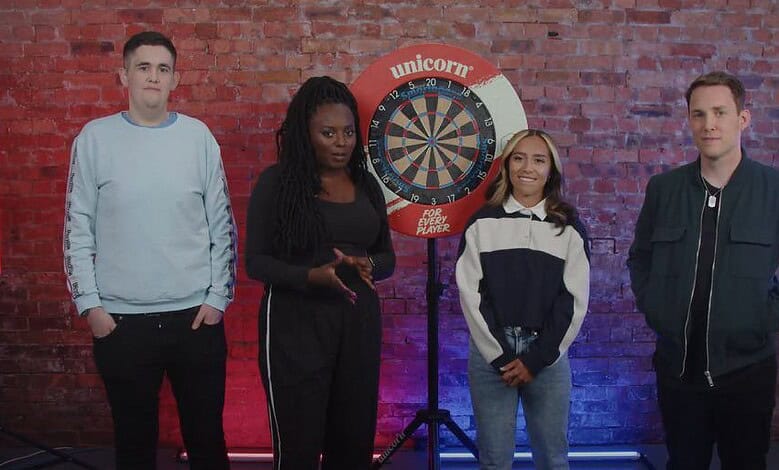 Unicorn Darts launches For Every Player Series with Chelcee Grimes, Chris Stark and Pieface