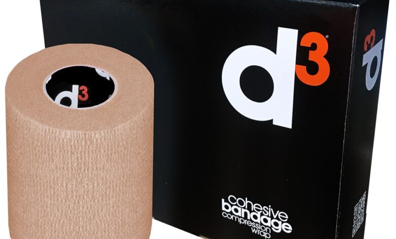 d3 Cohesive Bandage Compression Wrap