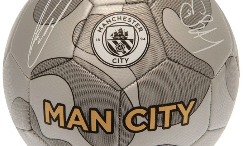Manchester City FC Camo Sig Football
