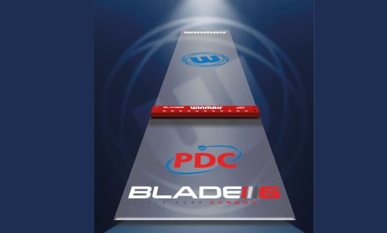 Winmau Clearzone PVC Dart Mat with Integrated Oche
