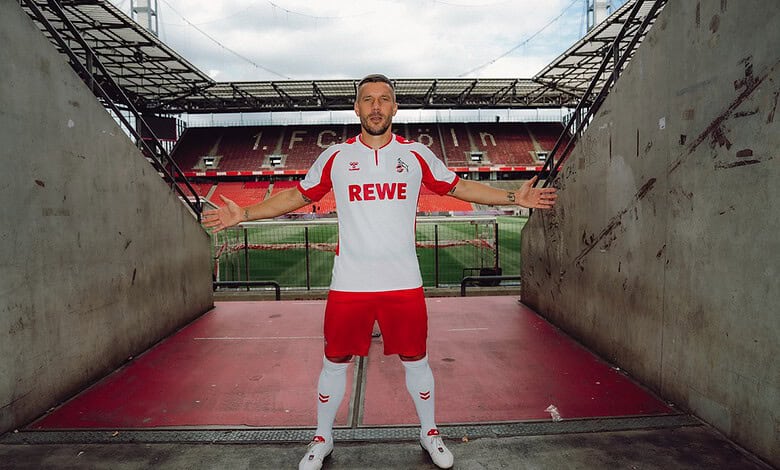1. FC Köln and hummel bring back memories of young Podolski