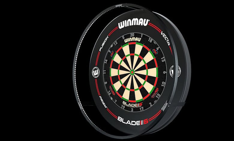Plasma Dartboard Surround Light & Pro-line Original Black Surround Bundle