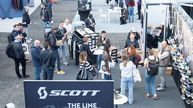 Attendees exploring sports technology and innovation at the Sports Insight conference exhibition, showcasing latest sports gear, gadgets, and industry insights.