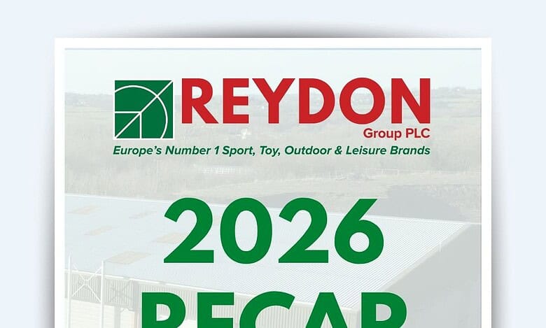 Reydon Group PLC 2026 Recap cover image with green and red text on a white background.