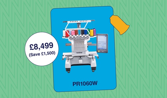 PR1060W 10 needle embroidery machine