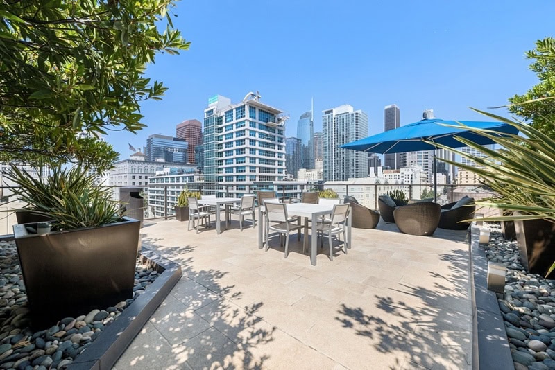 Sky Deck with Lounge Space at 1000 Grand by Windsor, 1000 S Grand Ave, Los Angeles, CA