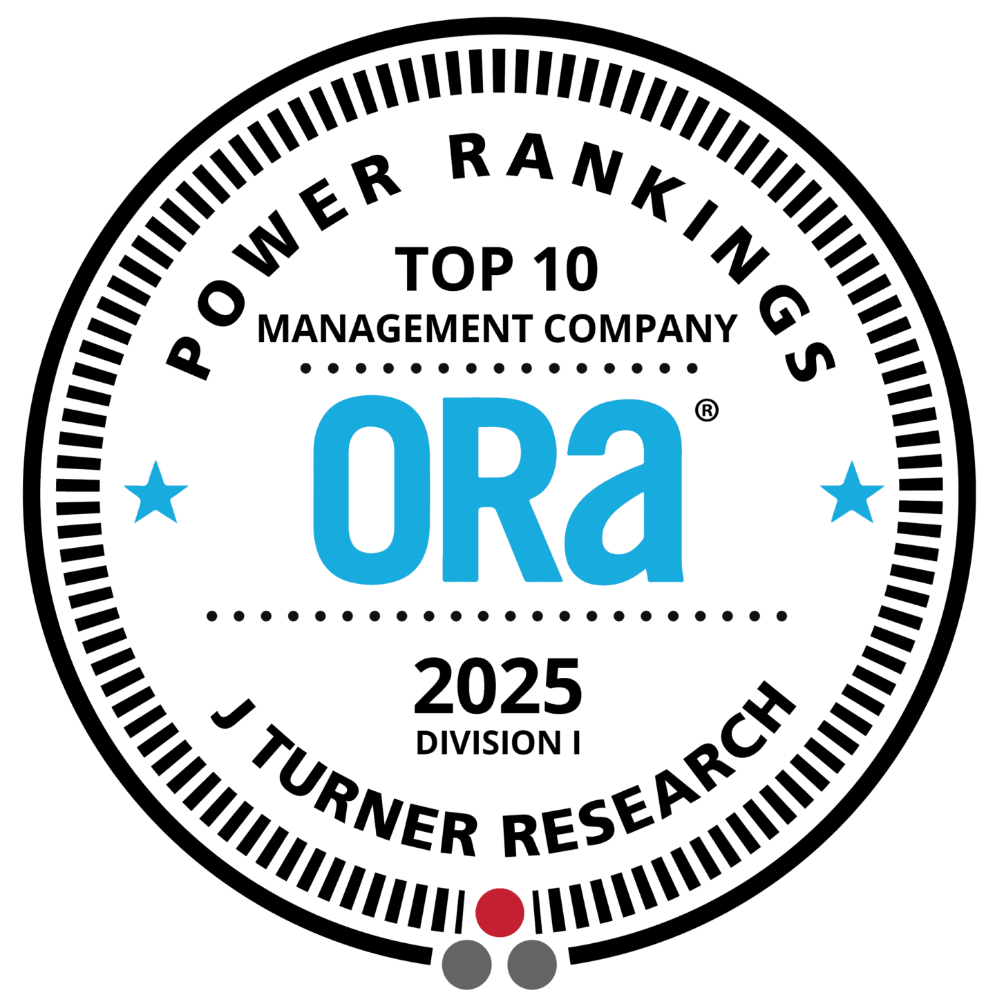 A circular badge reads 