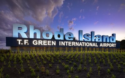 Rhode Island’s I-95 Gateway: Two 102-Foot Signs at TF Green Airport